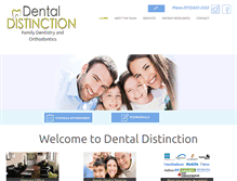 Tablet Screenshot of planodentaldistinction.com